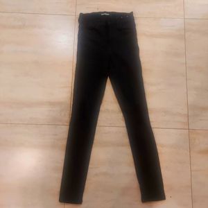 Express black skinny jeans